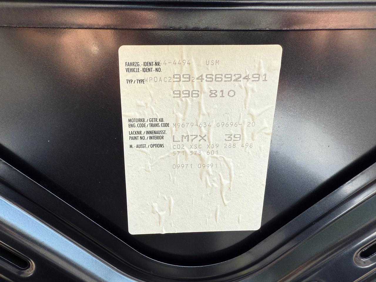 2004 Porsche 911 GT3 *PENDING SALE* San Diego CA