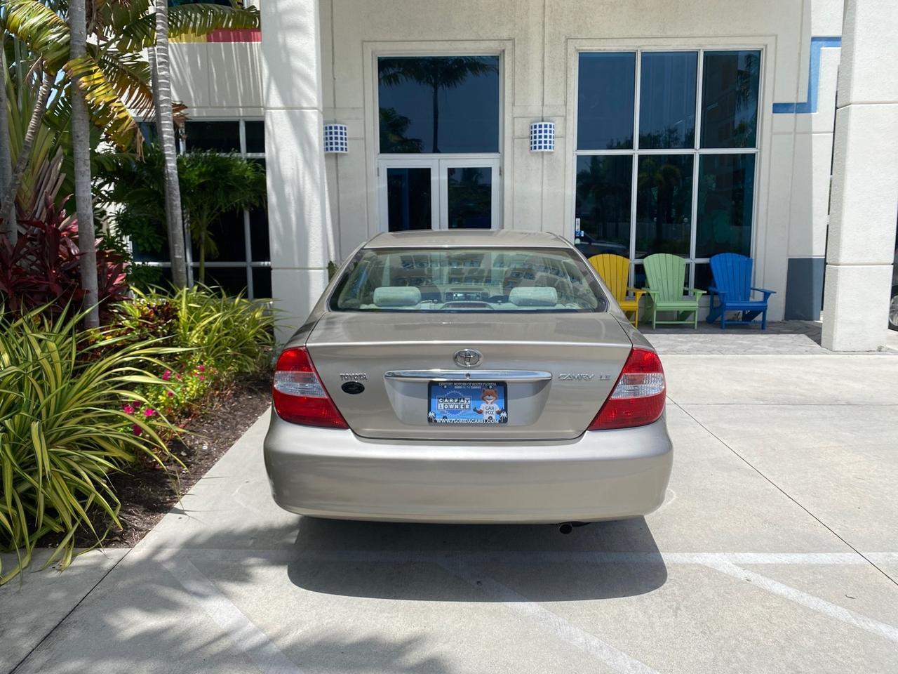 2004 Toyota Camry LE LOW MILES 58,925 1 OWNER Pompano Beach FL