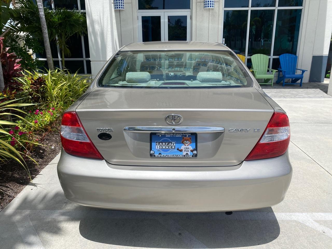2004 Toyota Camry LE LOW MILES 58,925 1 OWNER Pompano Beach FL
