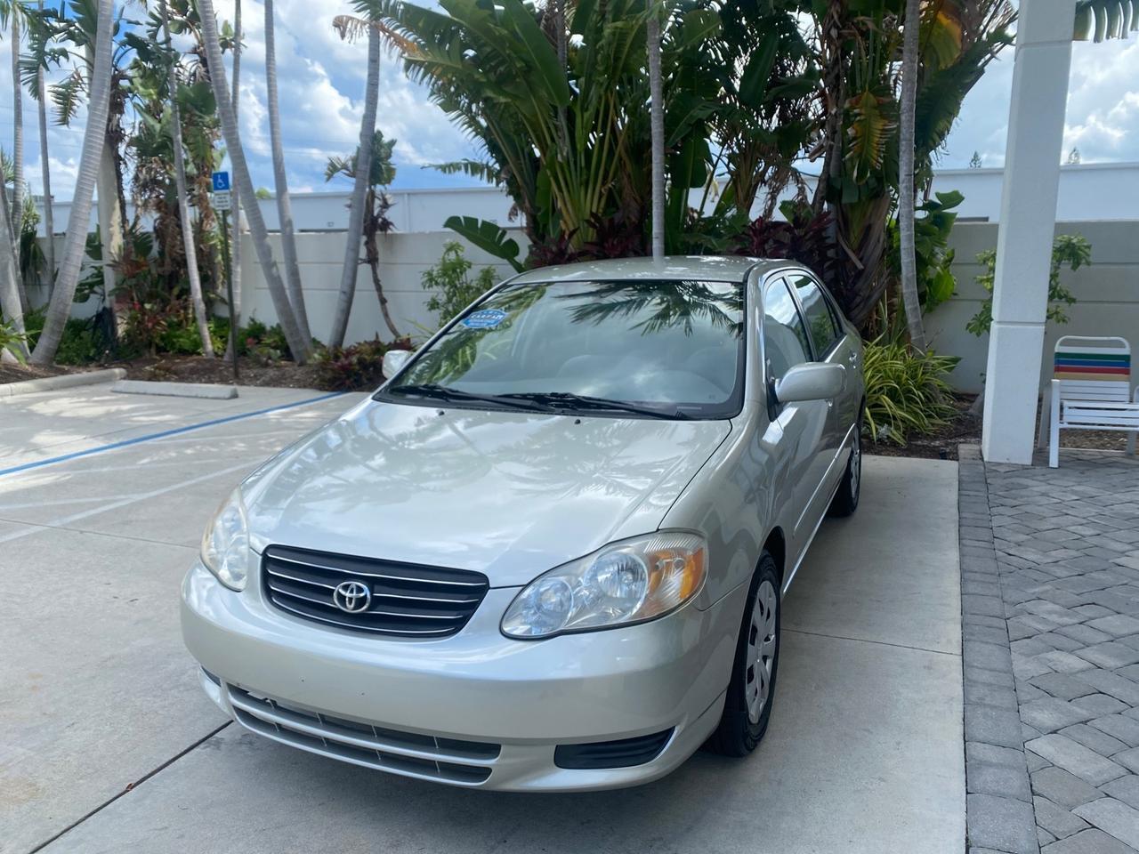 2004 Toyota Corolla LE LOW MILES 47,436 Pompano Beach FL