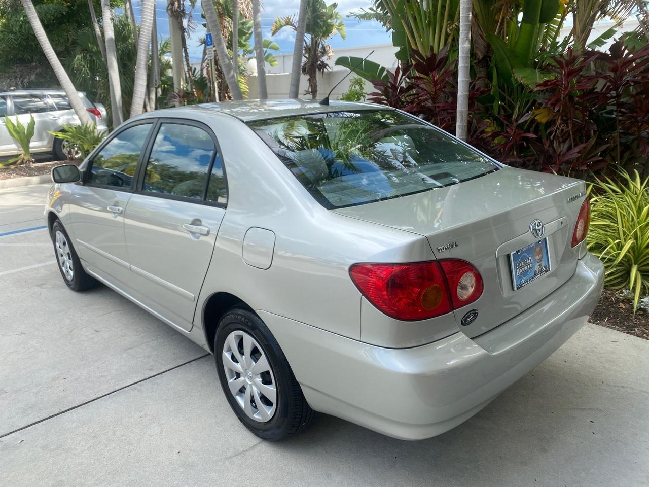 2004 Toyota Corolla LE LOW MILES 47,436 Pompano Beach FL