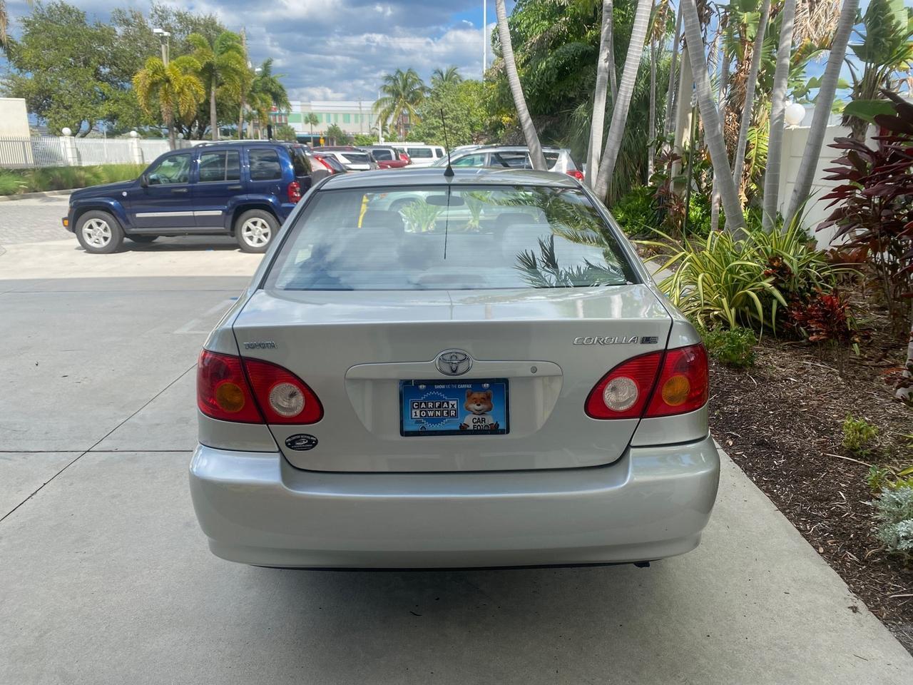 2004 Toyota Corolla LE LOW MILES 47,436 Pompano Beach FL