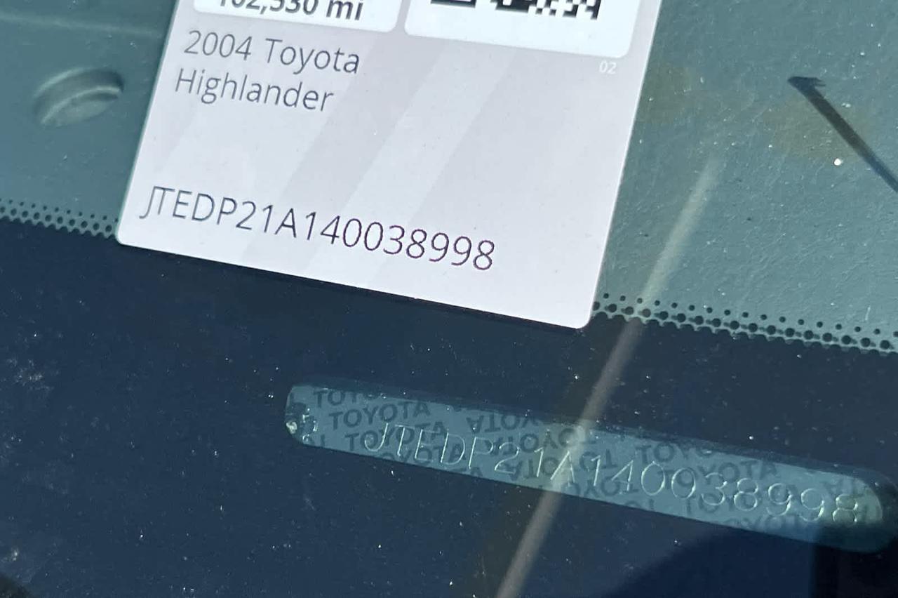 2004 Toyota Highlander Roseville CA