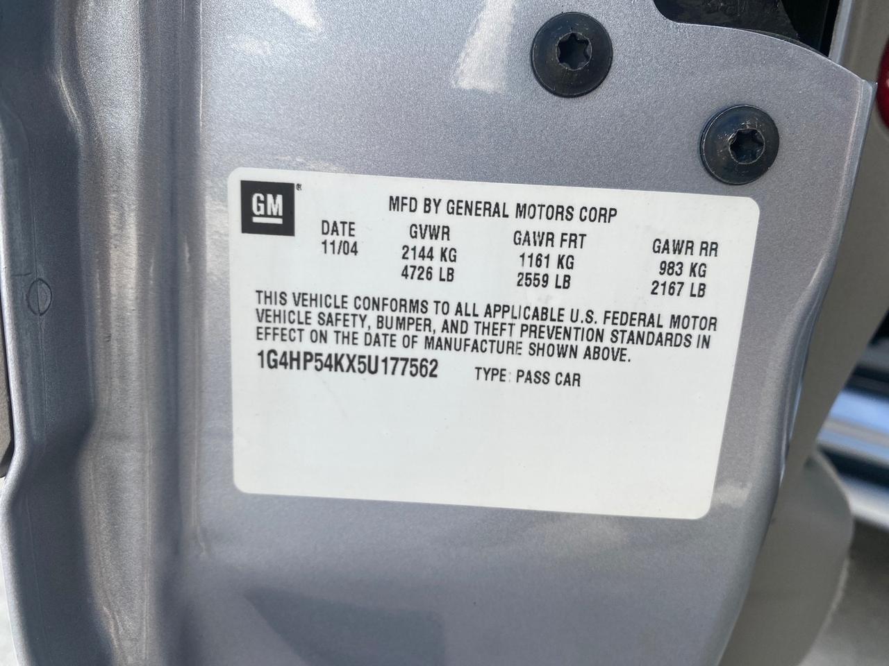 2005 Buick LeSabre LEATHER LOW MILES 62,243 Pompano Beach FL