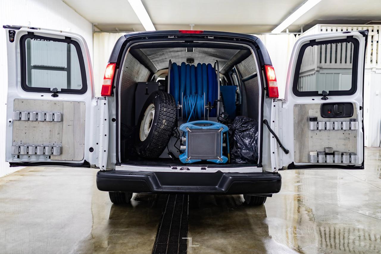 2005 Chevrolet Express 3500 Extended Cargo Van Carpet Cleaner Red Deer AB