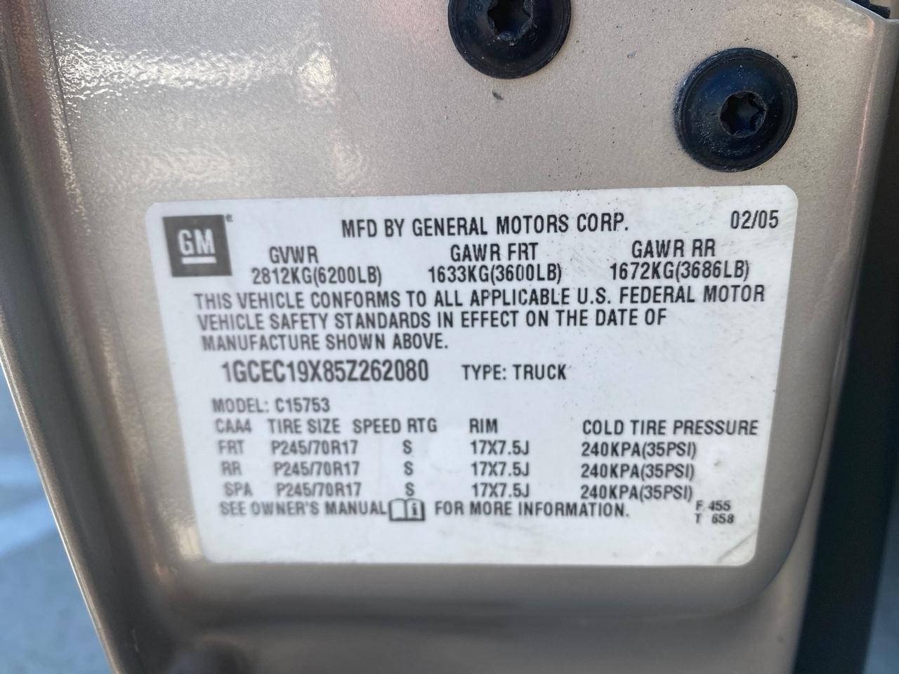 2005 Chevrolet Silverado 1500 1 OWNER FLORIDA LOW MILES Pompano Beach FL