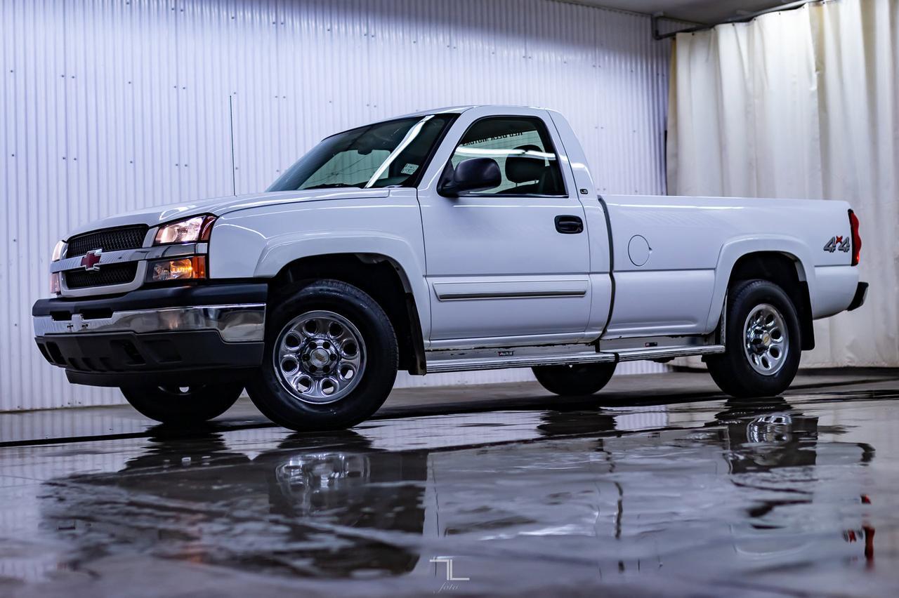 2005 Chevrolet Silverado 1500 4x4 Reg Cab LS Longbox Red Deer AB
