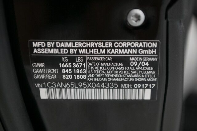 2005 Chrysler Crossfire Limited 2dr Convertible Chicago IL