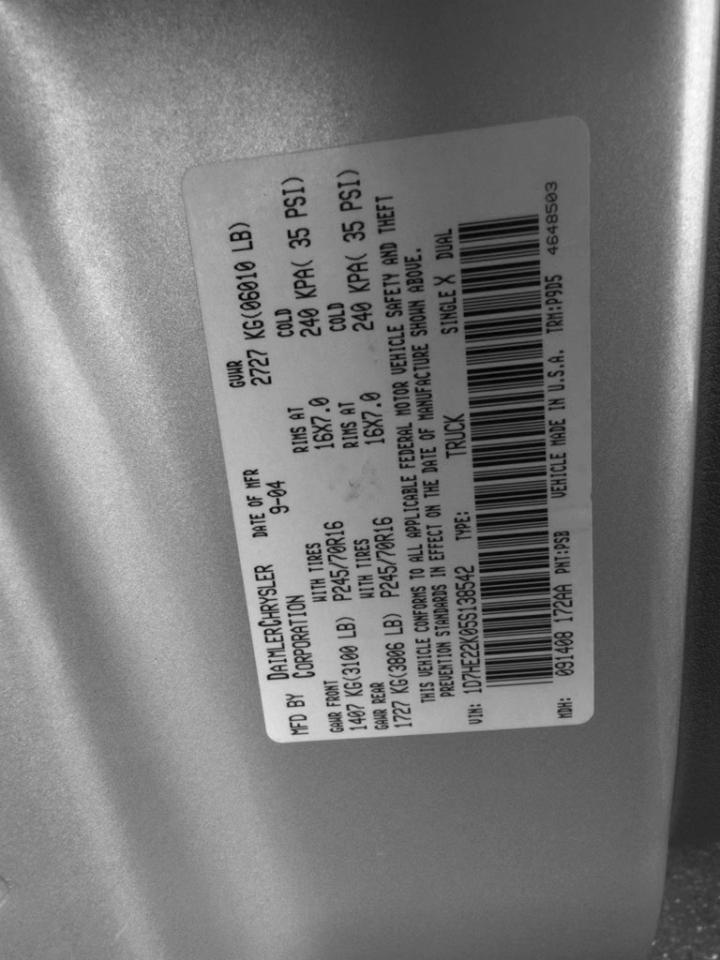 2005 Dodge Dakota 2dr Club Cab 131" WB ST Jacksonville FL