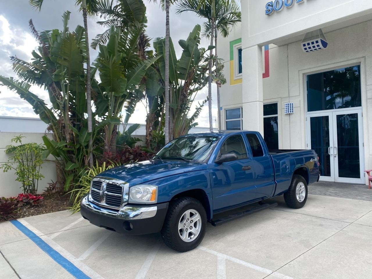 2005 Dodge Dakota SLT LOW MILES 69,842 4WD CLUB Pompano Beach FL
