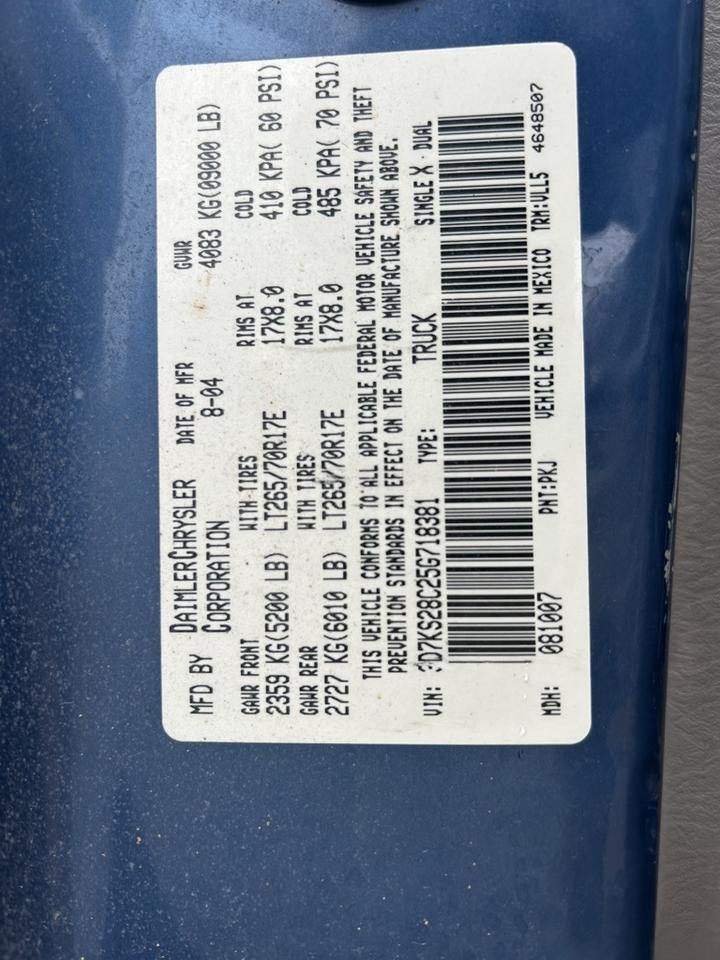 2005 Dodge Ram 2500 ST Crestwood KY