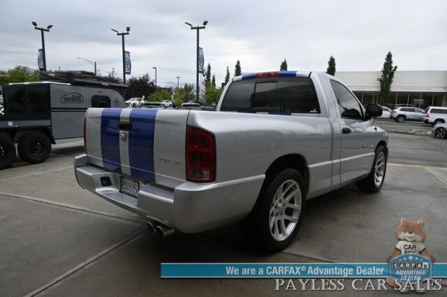 2005 Dodge Ram SRT-10 / Regular Cab / 6-Speed Manual / 8.3L Viper V10 / Power Suede & Leather Trimmed Bucket Seats / Alpine Radio / Focal Speakers / Bluetooth / Cruise Control / Keyless Entry / Only 63K Miles Anchorage AK