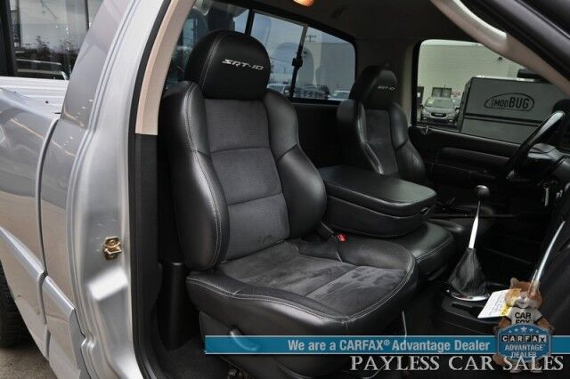 2005 Dodge Ram SRT-10 / Regular Cab / 6-Speed Manual / 8.3L Viper V10 / Power Suede & Leather Trimmed Bucket Seats / Alpine Radio / Focal Speakers / Bluetooth / Cruise Control / Keyless Entry / Only 63K Miles Anchorage AK