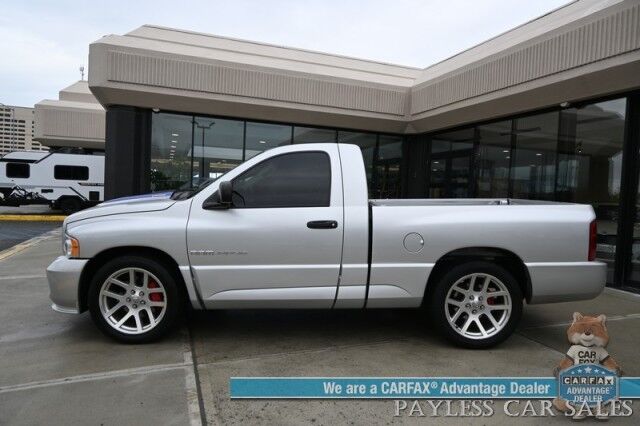 2005 Dodge Ram SRT-10 / Regular Cab / 6-Speed Manual / 8.3L Viper V10 / Power Suede & Leather Trimmed Bucket Seats / Alpine Radio / Focal Speakers / Bluetooth / Cruise Control / Keyless Entry / Only 63K Miles Anchorage AK