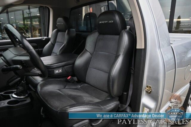 2005 Dodge Ram SRT-10 / Regular Cab / 6-Speed Manual / 8.3L Viper V10 / Power Suede & Leather Trimmed Bucket Seats / Alpine Radio / Focal Speakers / Bluetooth / Cruise Control / Keyless Entry / Only 63K Miles Anchorage AK