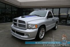 2005_Dodge_Ram_SRT-10 / Regular Cab / 6-Speed Manual / 8.3L Viper V10 / Power Suede & Leather Trimmed Bucket Seats / Alpine Radio / Focal Speakers / Bluetooth / Cruise Control / Keyless Entry / Only 63K Miles_ Anchorage AK