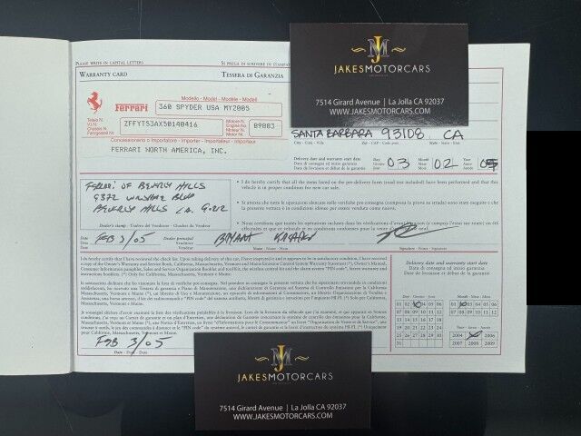 2005 Ferrari 360 Spider F1 *$30,000 MAJOR SERVICE JUST DONE* *NEW CLUTCH* *NEW TIRES* *13,000 MILES* San Diego CA