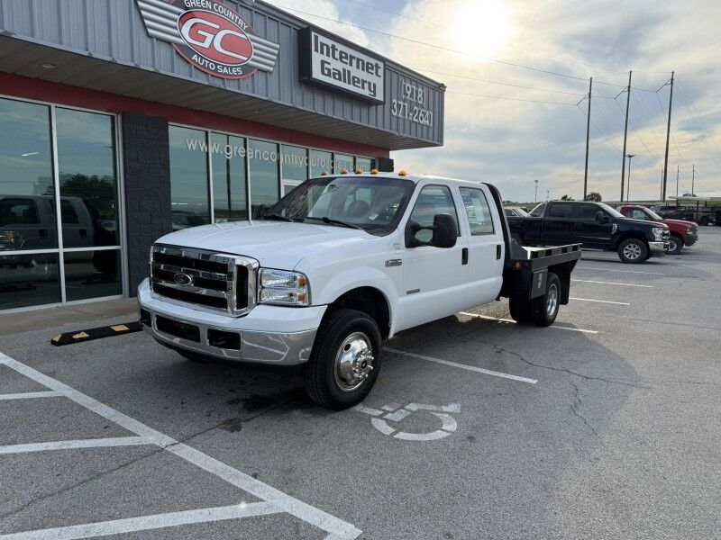 2005 Ford F-350 DRW 4x4 Diesel Flatbed 39k XL Collinsville OK