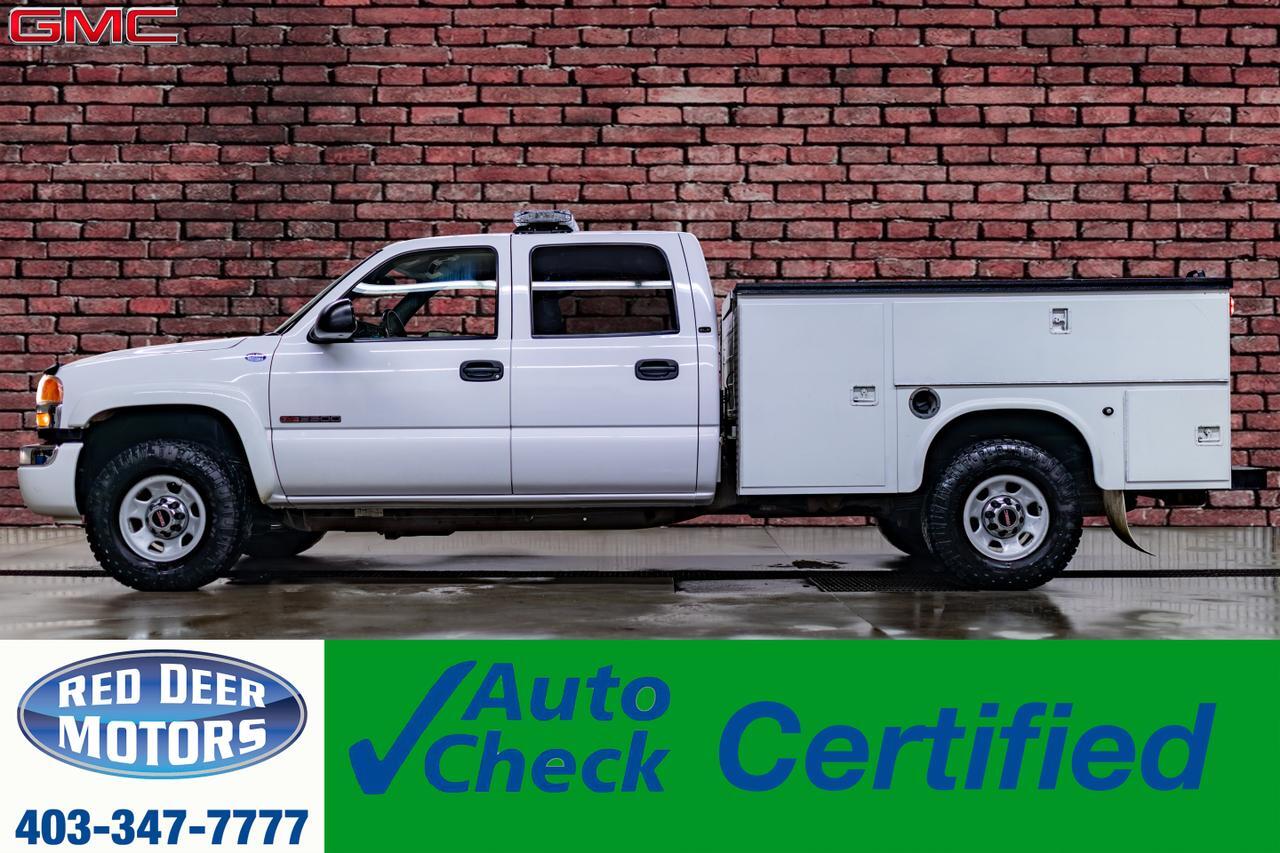 2005 GMC Sierra 3500HD 4x4 Crew Cab SLE Service Body