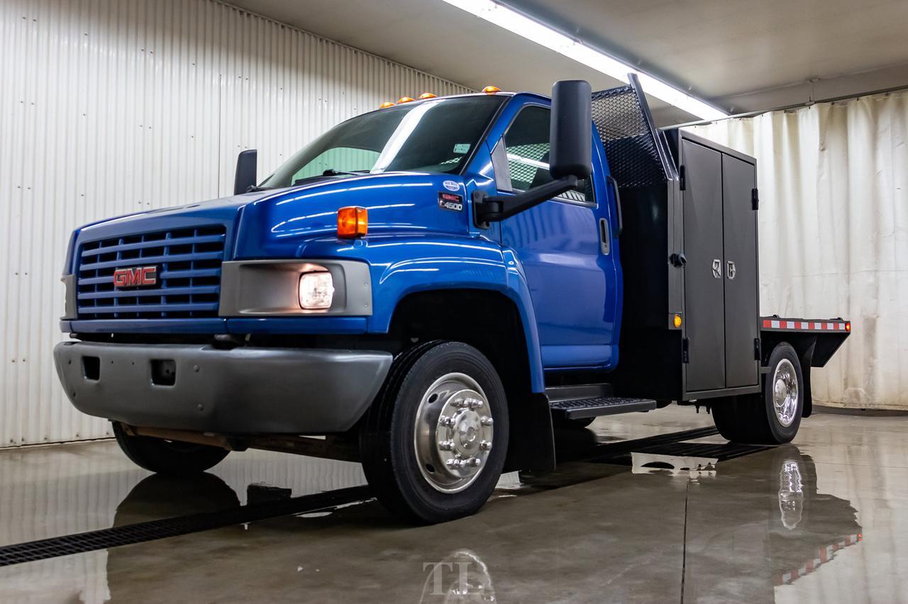 2005 GMC TC4500 4x2 Reg Cab Chassis Deck Red Deer AB