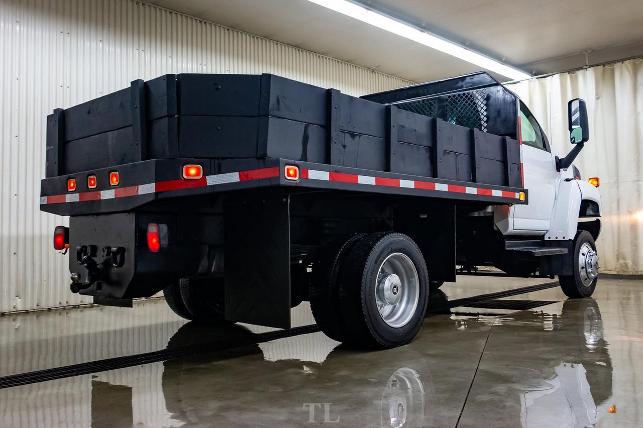 2005 GMC TC5500 4x4 Reg Cab Deck Diesel Red Deer AB