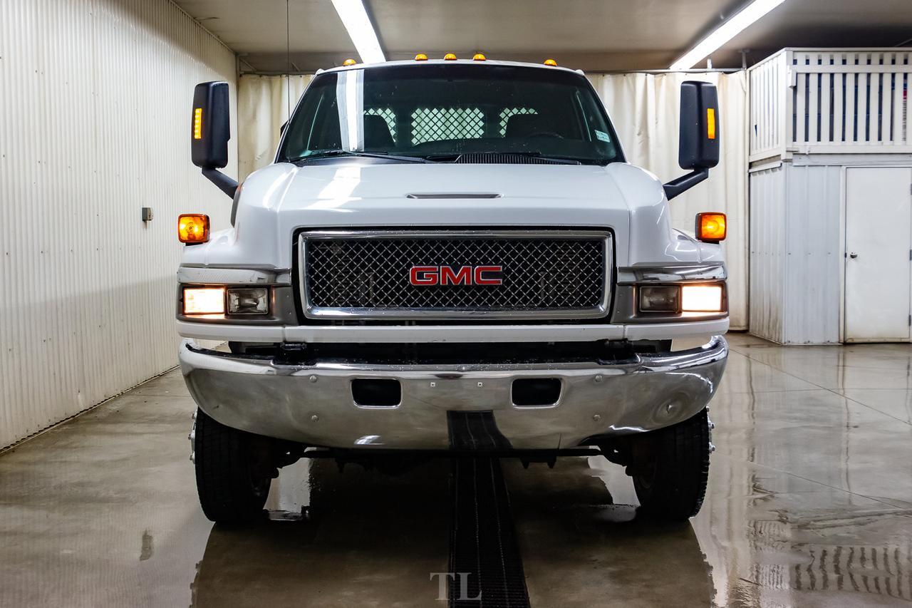 2005 GMC TC5500 4x4 Reg Cab Deck Diesel Red Deer AB