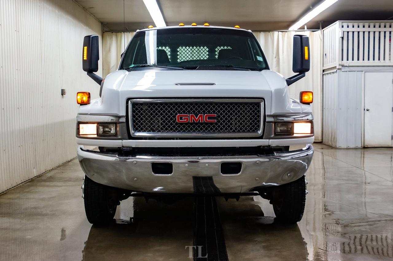 2005 GMC TC5500 4x4 Reg Cab Deck Diesel Red Deer AB