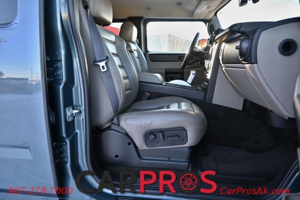 2005 HUMMER H2 6.0L V8 - 4X4 - Underbody Protection Pkg - Front & Rear Heated Leather Seats - Keyless Entry - Bose Sound System - Backup Camera - Dual Climate Control - Tow Pkg - Low Miles Anchorage AK
