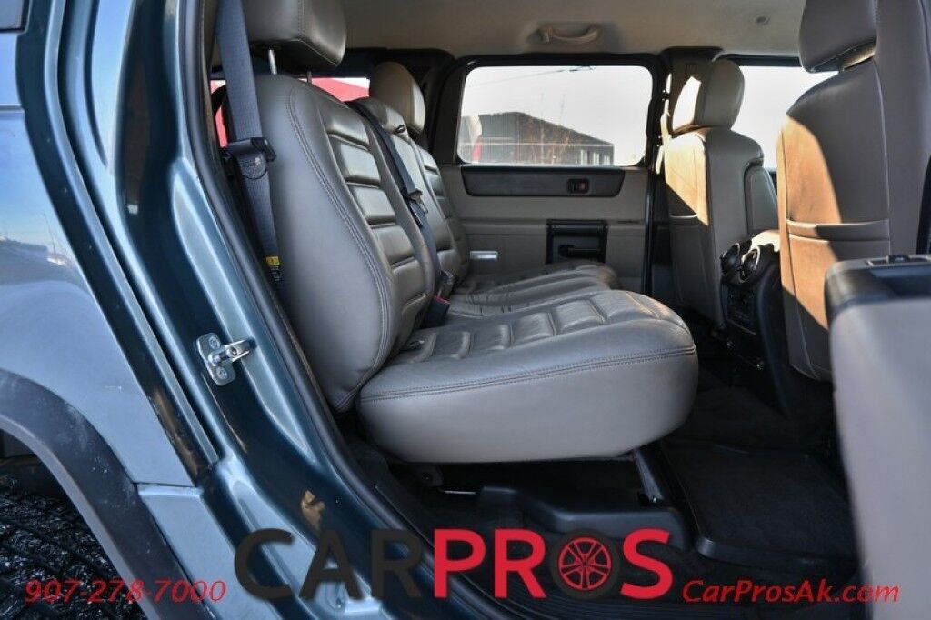 2005 HUMMER H2 6.0L V8 - 4X4 - Underbody Protection Pkg - Front & Rear Heated Leather Seats - Keyless Entry - Bose Sound System - Backup Camera - Dual Climate Control - Tow Pkg - Low Miles Anchorage AK