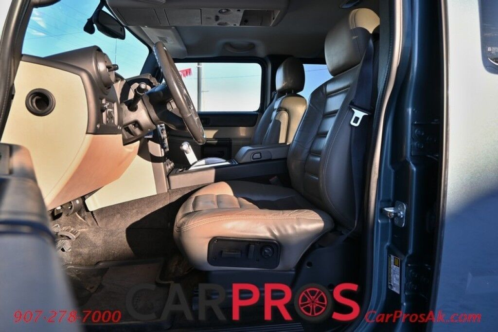 2005 HUMMER H2 6.0L V8 - 4X4 - Underbody Protection Pkg - Front & Rear Heated Leather Seats - Keyless Entry - Bose Sound System - Backup Camera - Dual Climate Control - Tow Pkg - Low Miles Anchorage AK