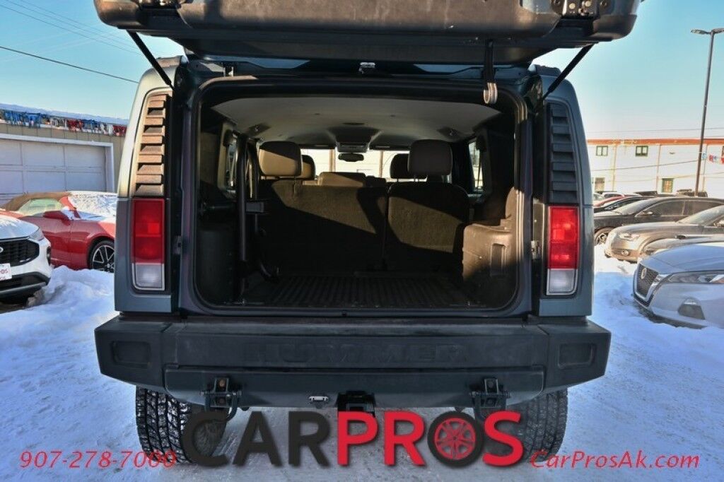 2005 HUMMER H2 6.0L V8 - 4X4 - Underbody Protection Pkg - Front & Rear Heated Leather Seats - Keyless Entry - Bose Sound System - Backup Camera - Dual Climate Control - Tow Pkg - Low Miles Anchorage AK
