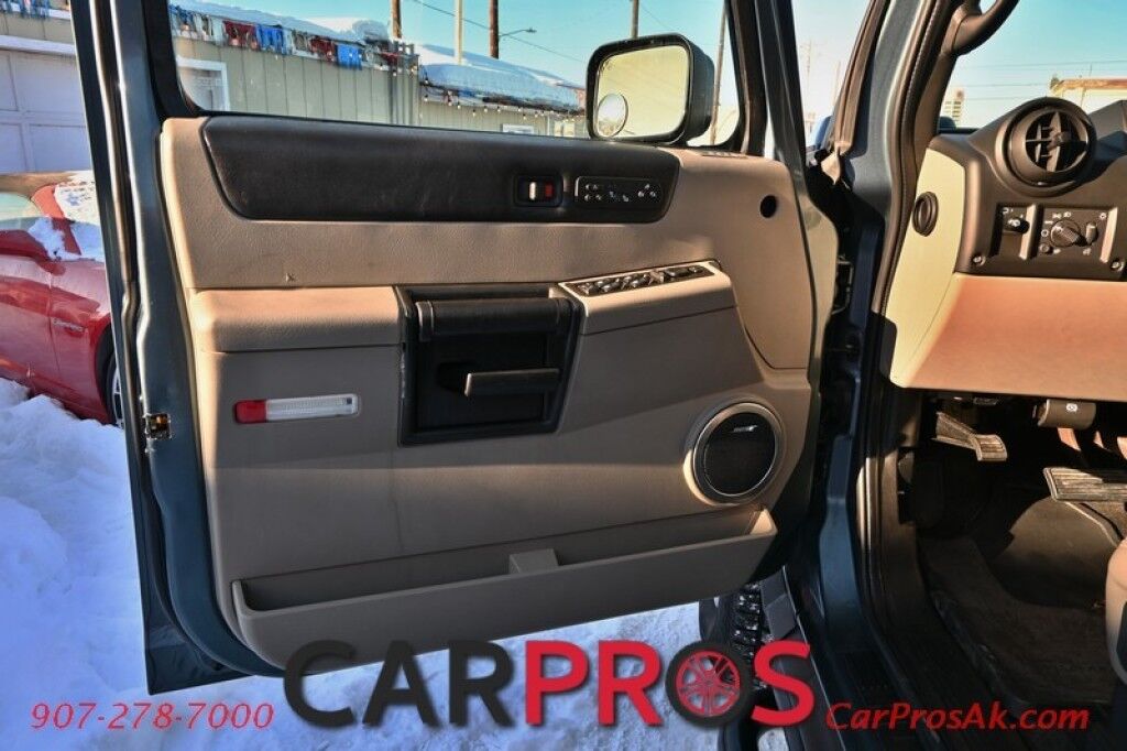2005 HUMMER H2 6.0L V8 - 4X4 - Underbody Protection Pkg - Front & Rear Heated Leather Seats - Keyless Entry - Bose Sound System - Backup Camera - Dual Climate Control - Tow Pkg - Low Miles Anchorage AK