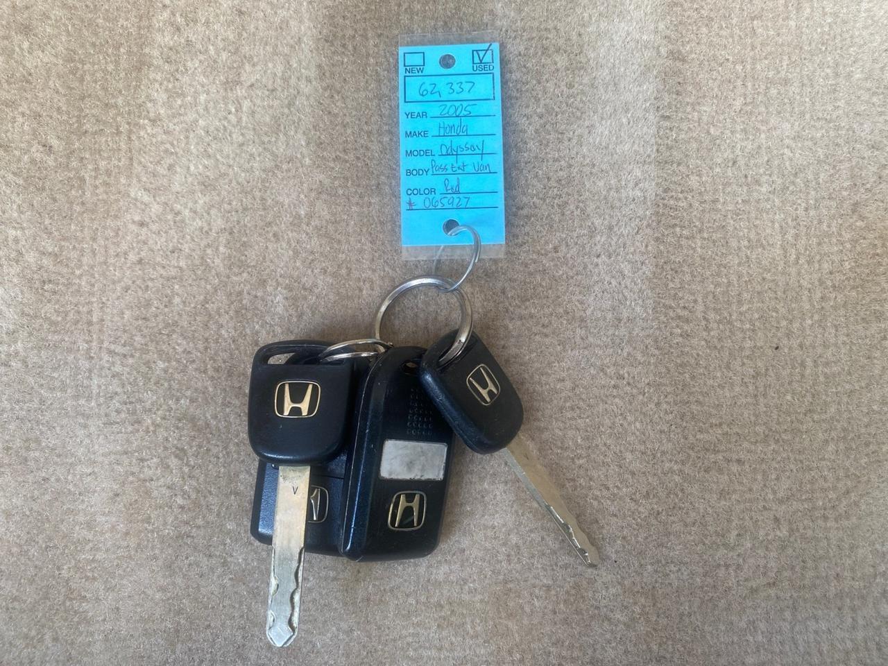 2005 Honda Odyssey TOURING LOW MILES 62,337 FL Pompano Beach FL