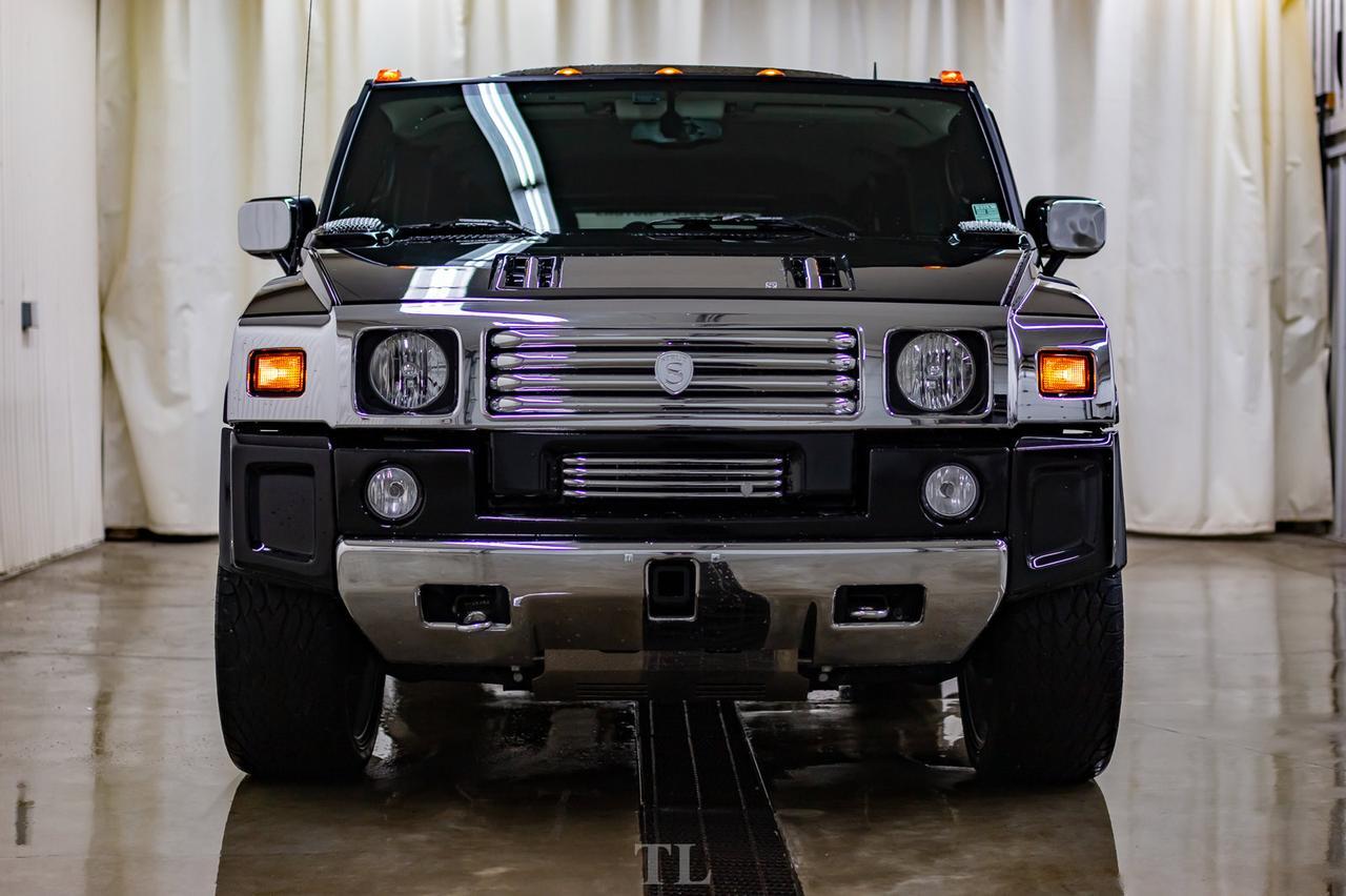 2005 Hummer H2 4x4 Luxury Edition Custom Stereo 24" Wheels Red Deer AB