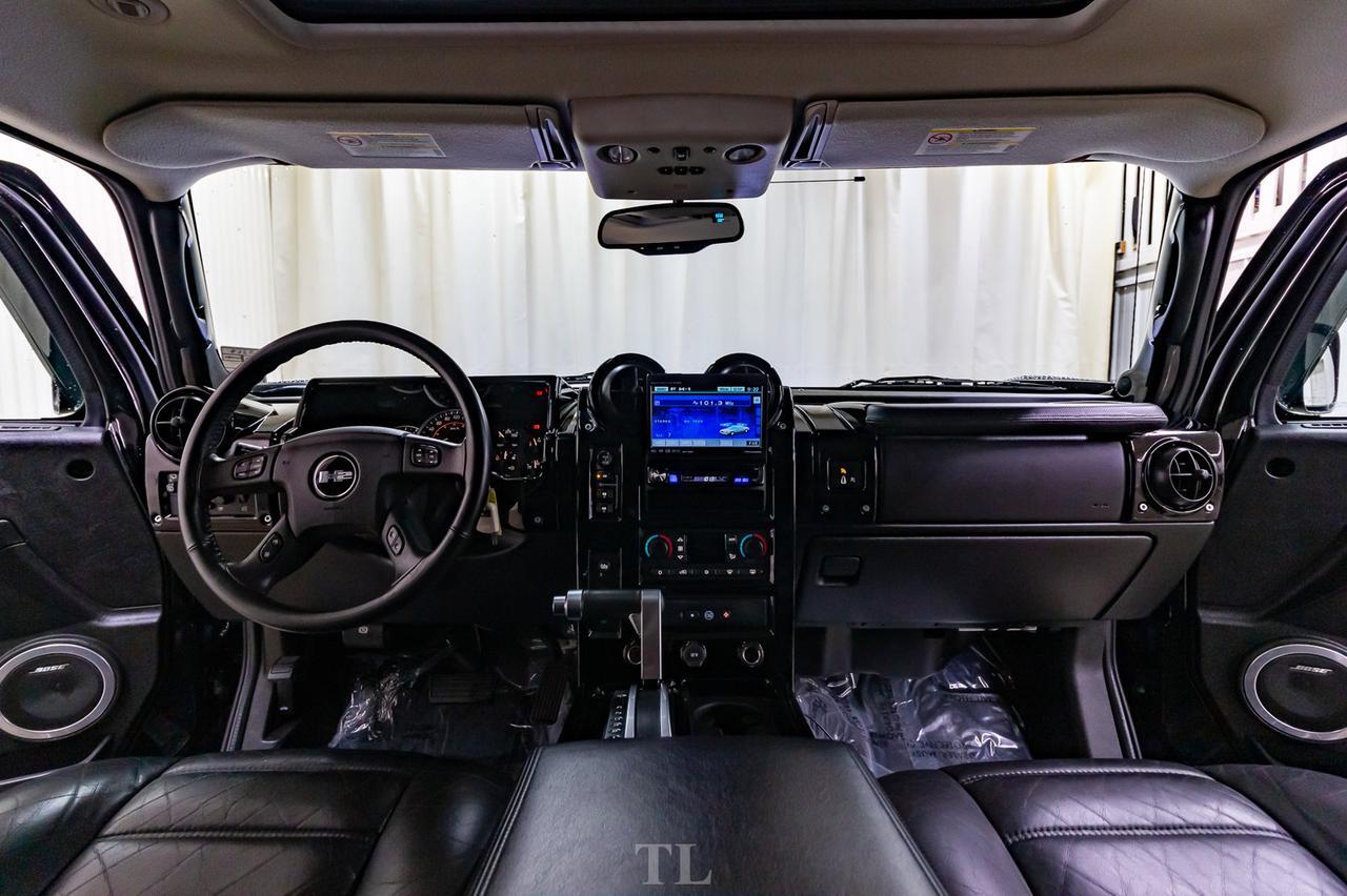 2005 Hummer H2 4x4 Luxury Edition Custom Stereo 24" Wheels Red Deer AB