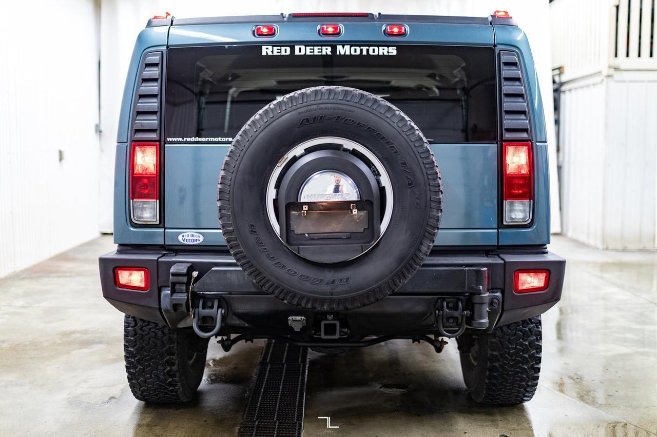 2005 Hummer H2 4x4 Luxury Edition Leather Roof Red Deer AB