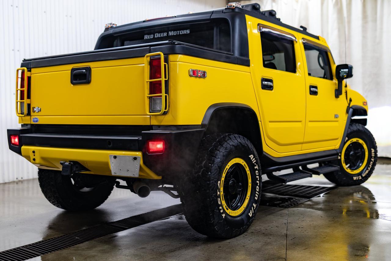 2005 Hummer H2 4x4 SUT Tonka Edition Leather Roof Red Deer AB