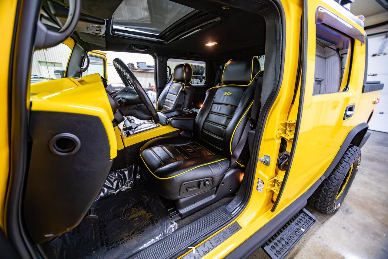 2005 Hummer H2 4x4 SUT Tonka Edition Leather Roof Red Deer AB