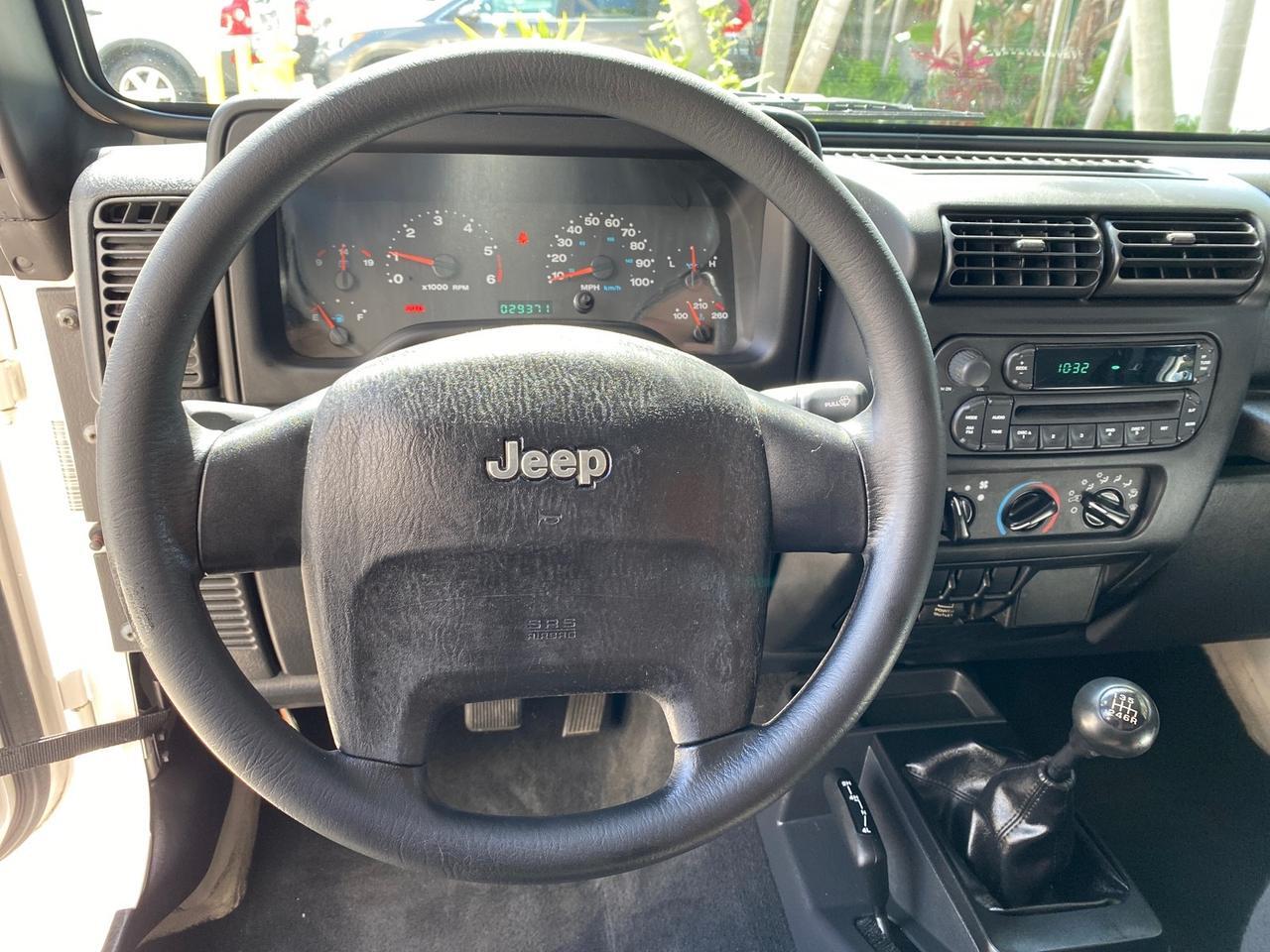 2005 Jeep Wrangler SE 4WD LOW MILES 29,371 1 OWNER Pompano Beach FL