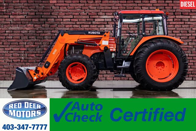 2005 Kubota M125X 4WD Tractor Loader Bucket Diesel