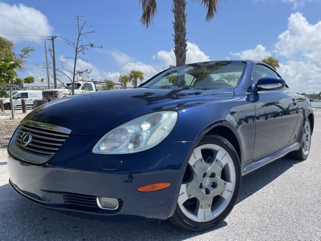 2005 Lexus SC 430 CONVERTIBLE~CLEAN CARFAX~GREAT BEACH CAR~LOW MILES~ONLINE FINANCE AND SHIPPING AVAILABLE!!!! Sarasota FL