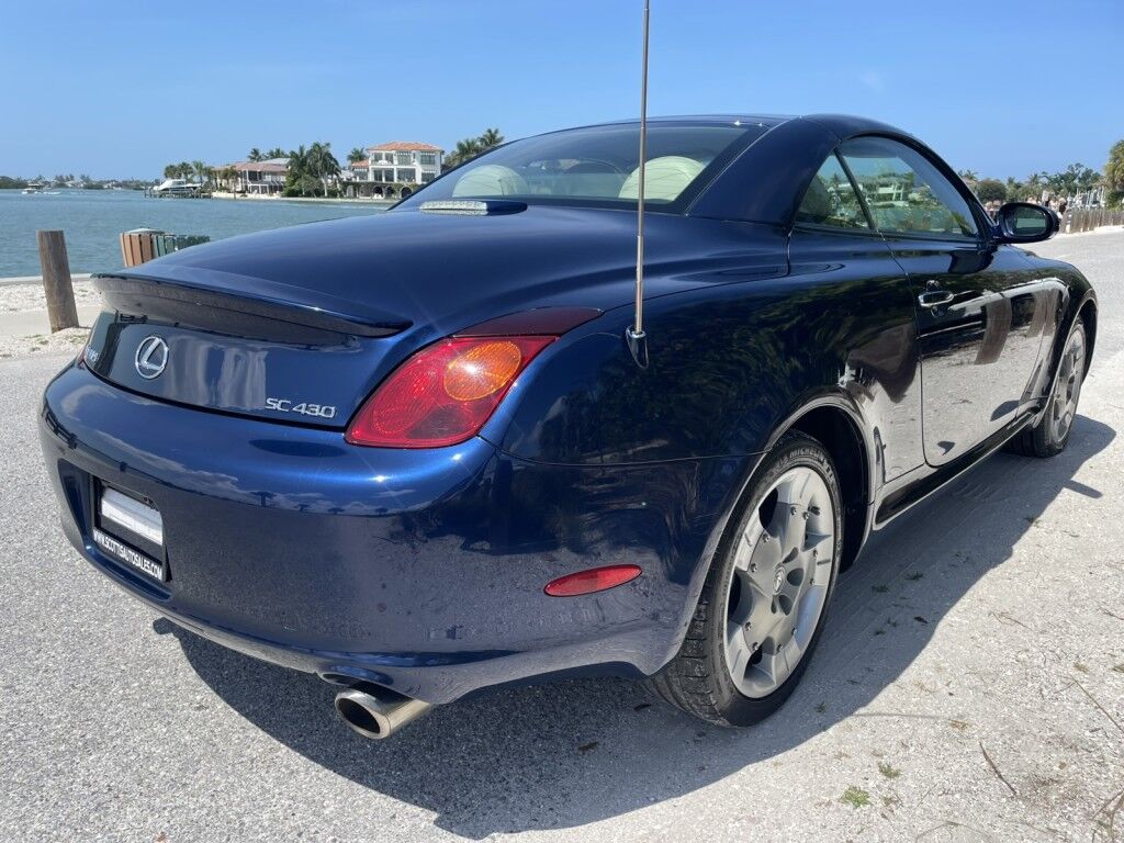 2005 Lexus SC 430 CONVERTIBLE~CLEAN CARFAX~GREAT BEACH CAR~LOW MILES~ONLINE FINANCE AND SHIPPING AVAILABLE!!!! Sarasota FL
