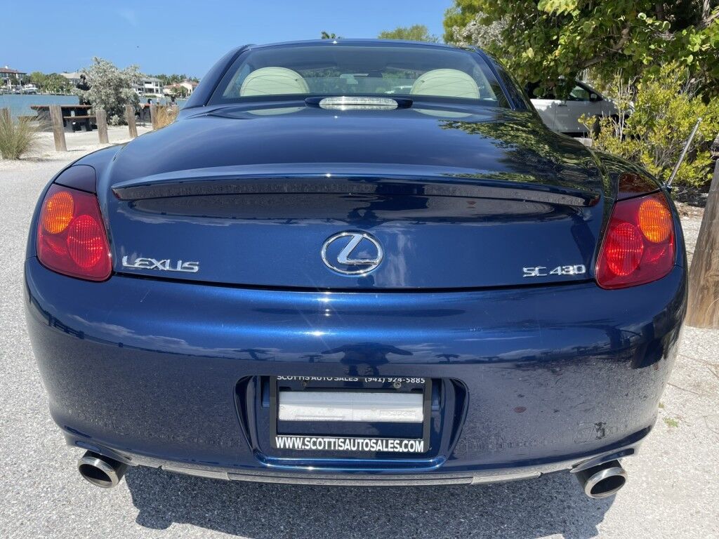 2005 Lexus SC 430 CONVERTIBLE~CLEAN CARFAX~GREAT BEACH CAR~LOW MILES~ONLINE FINANCE AND SHIPPING AVAILABLE!!!! Sarasota FL