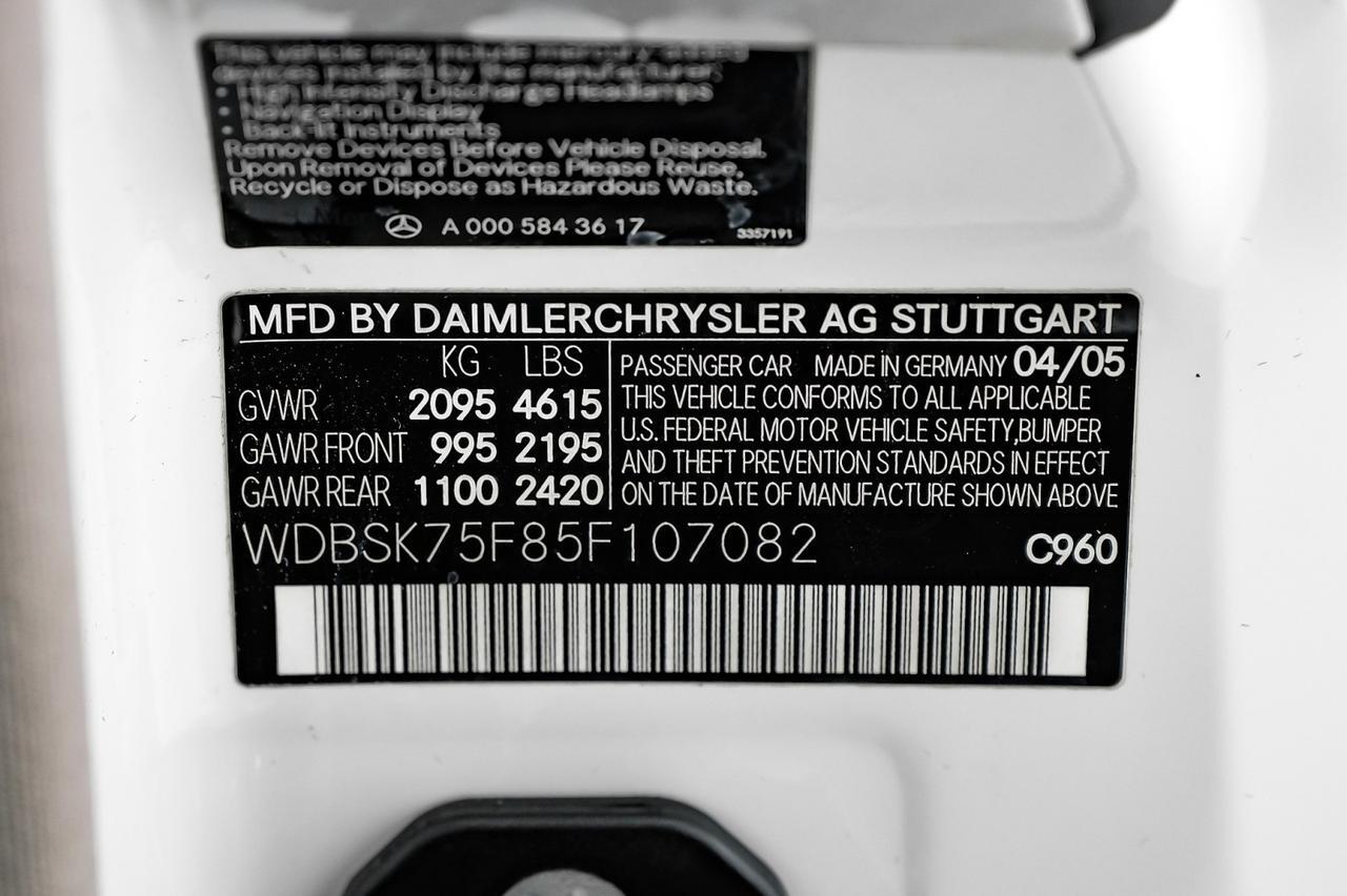 2005 Mercedes-Benz SL 500 NAVIGATION LEATHER HEATED SEATS REAR CAMERA BOSE SOUND DUAL POWE Carrollton TX