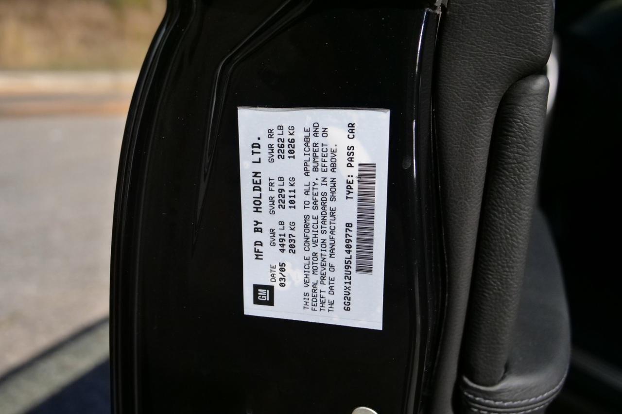 2005 Pontiac GTO / 6.0L V8 / Leather Seats / LOW MILES! Lincolnton NC