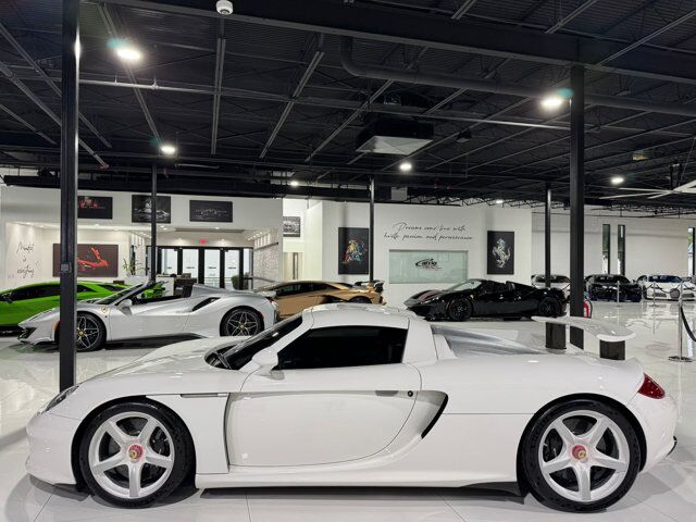 2005 Porsche Carrera GT chassis #1080/1270, PTS Carrara White paint, CXX options AND MUCH MORE!! Fort Lauderdale FL