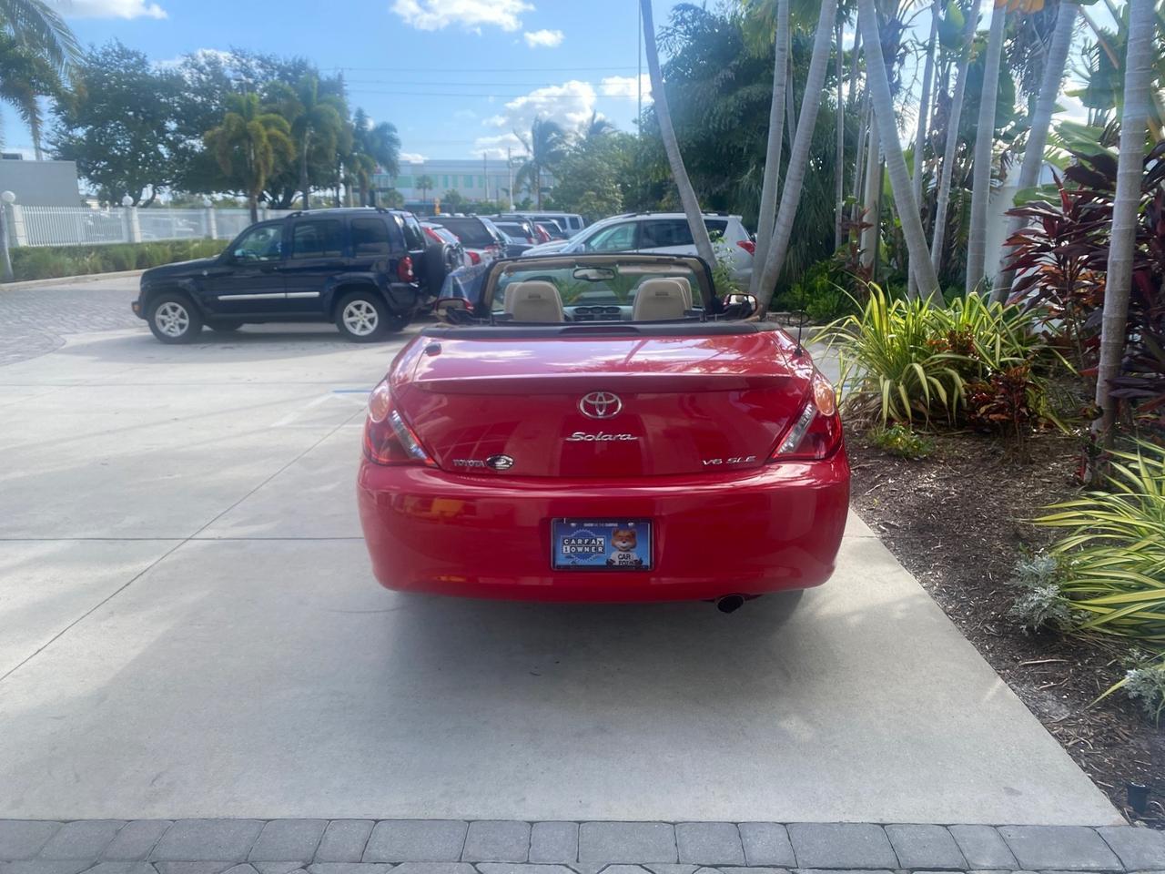 2005 Toyota Camry Solara SLE LOW MILES 63,889 CONV Pompano Beach FL