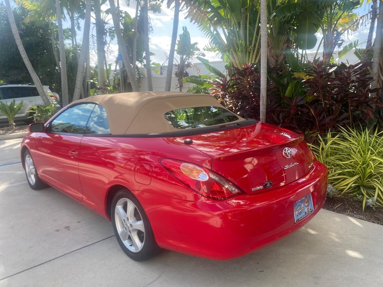 2005 Toyota Camry Solara SLE LOW MILES 63,889 CONV Pompano Beach FL