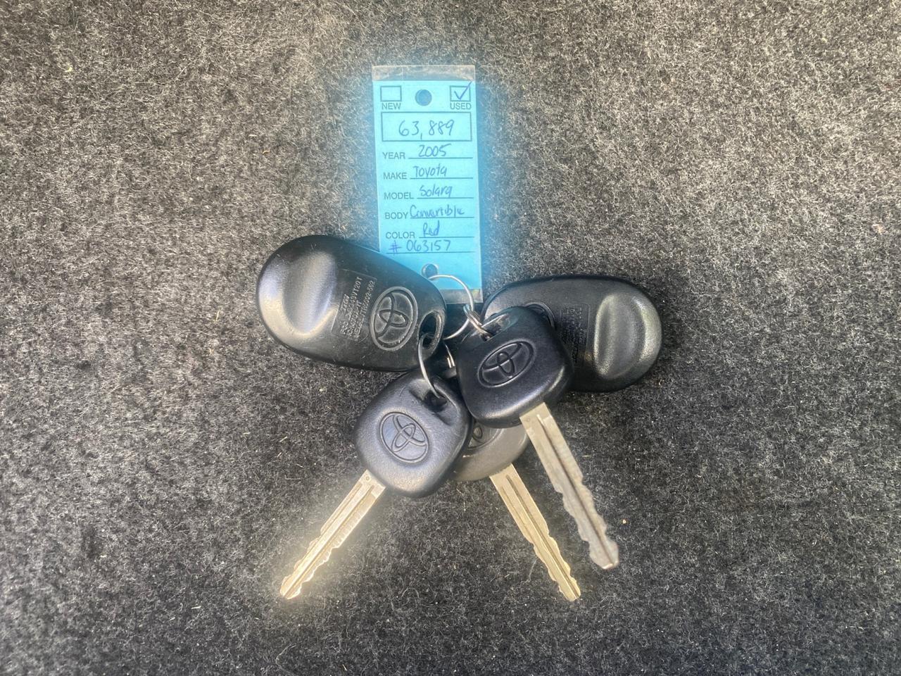 2005 Toyota Camry Solara SLE LOW MILES 63,889 CONV Pompano Beach FL