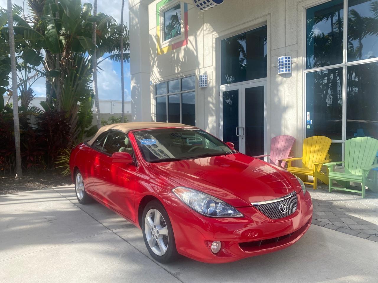 2005 Toyota Camry Solara SLE LOW MILES 63,889 Pompano Beach FL